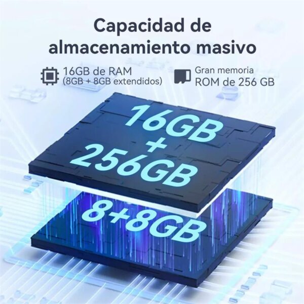 Smartphone Cubot P80 6.58 Fhd+ 8gb/256gb/nfc/4g 48mpx 5200mah Blue