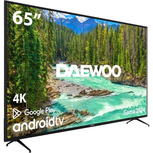 Televisor Led Daewoo 65 4k Uhd Usb Smart Tv Android Wifi Bluetooth Dolby